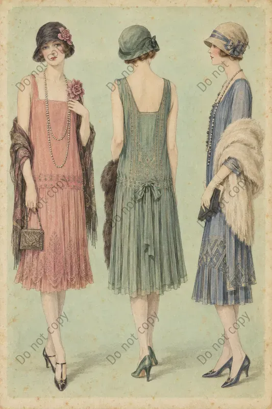 Vintage Fashion Plate Prints