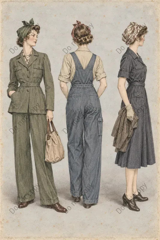 Vintage Fashion Plate Prints