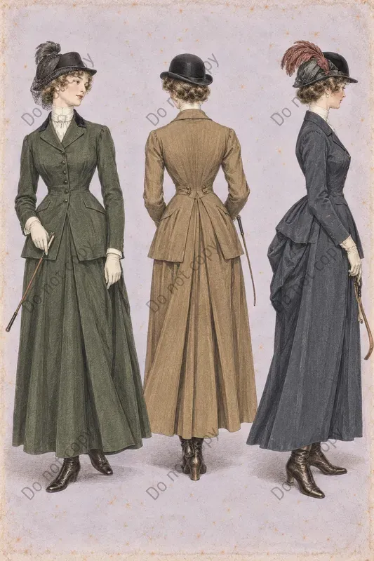 Vintage Fashion Plate Prints