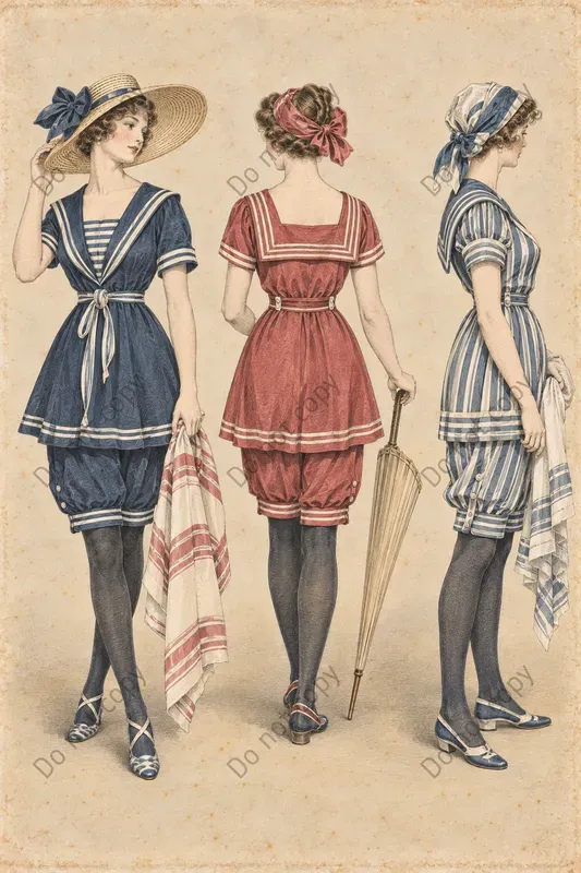 Vintage Fashion Plate Prints