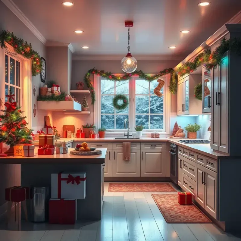 Cozy Christmas Decorated Places