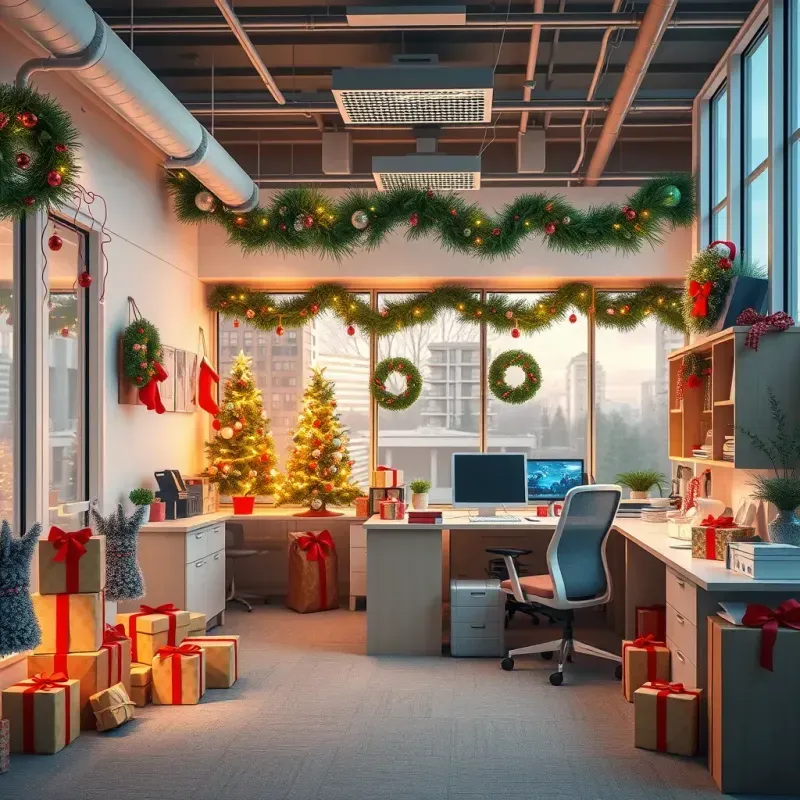 Cozy Christmas Decorated Places
