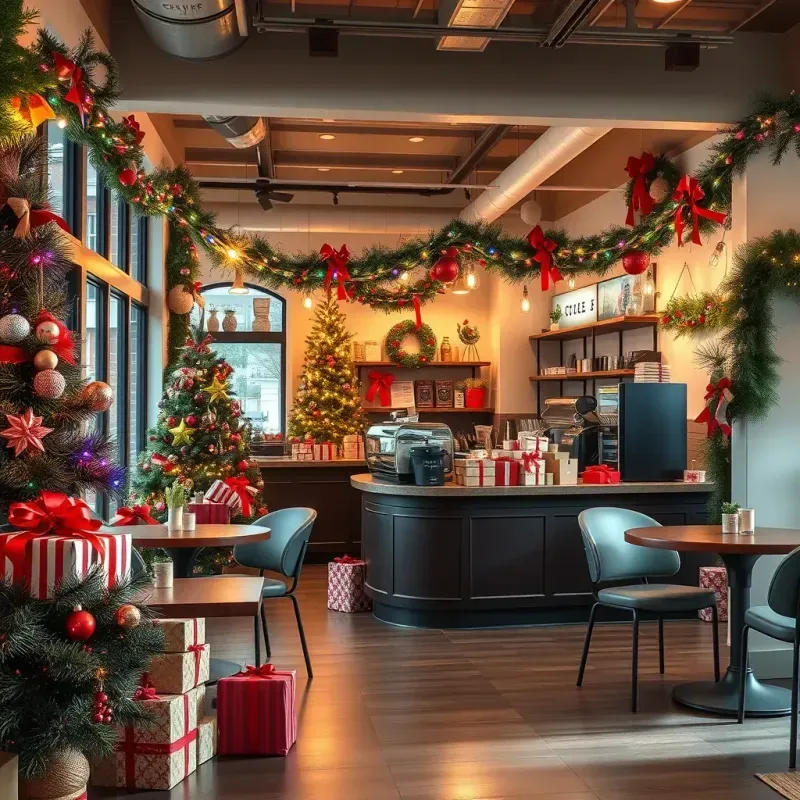 Cozy Christmas Decorated Places