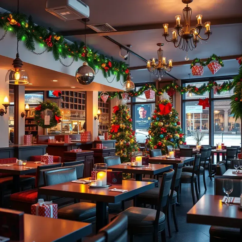 Cozy Christmas Decorated Places