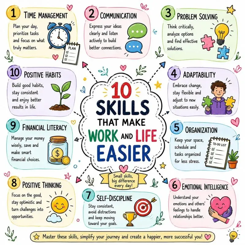 Life Skills Infographic Posters