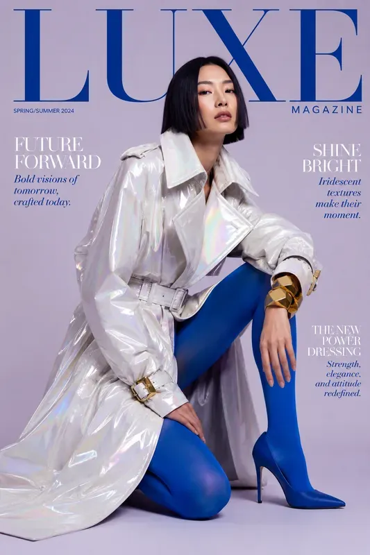 Metallic Couture Magazine Covers