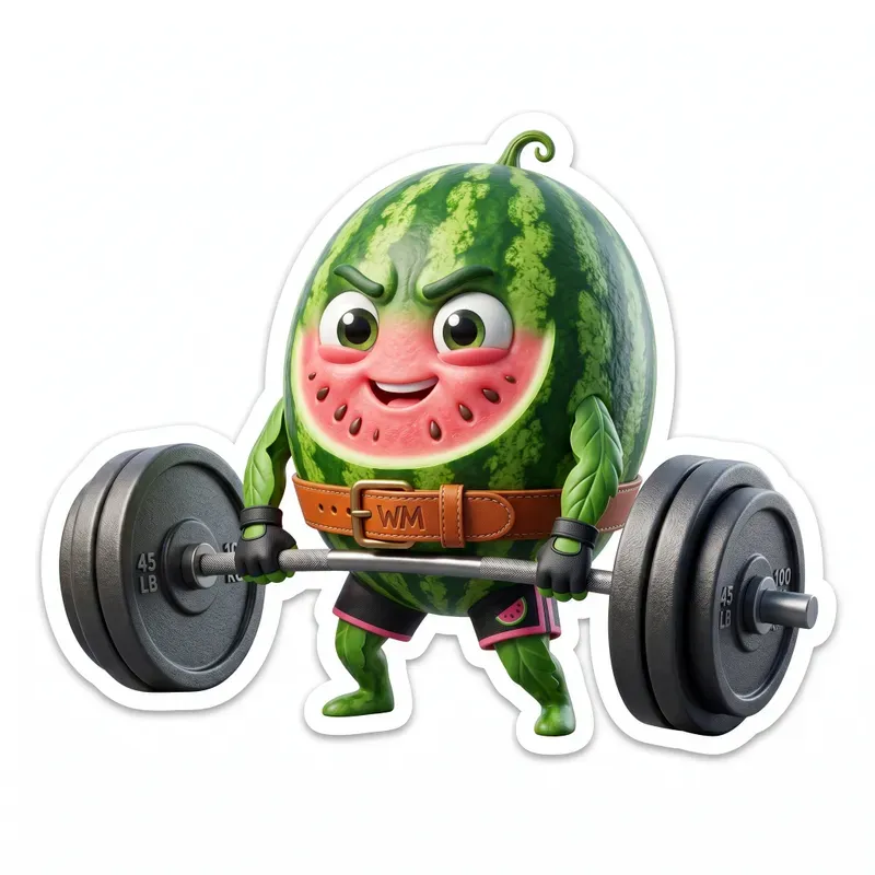 3D Fruit Character Sticker Pod Designs