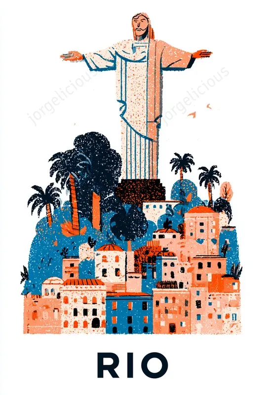 Playful Retro Travel Posters