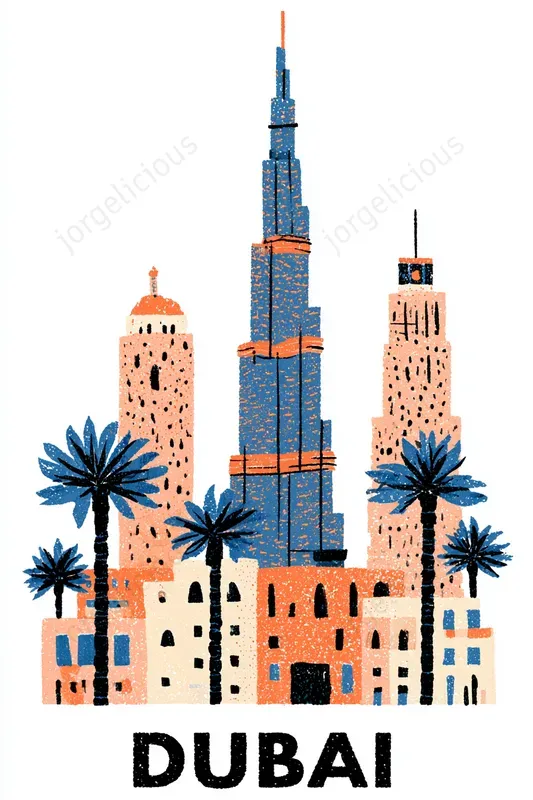 Playful Retro Travel Posters