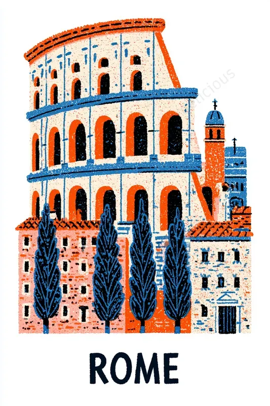 Playful Retro Travel Posters