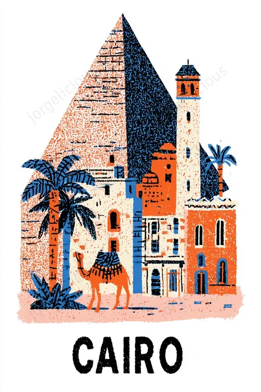 Playful Retro Travel Posters