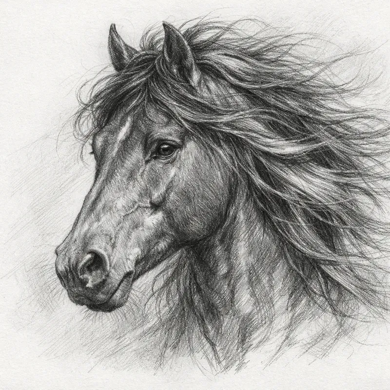 Ultrareal Pencil Sketch Art