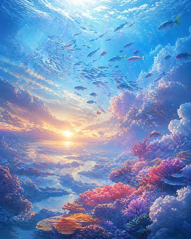 Celestial Sky Aquarium Worlds