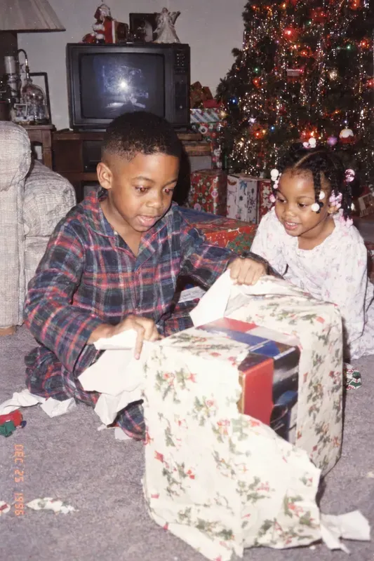 90s Christmas Morning Photos