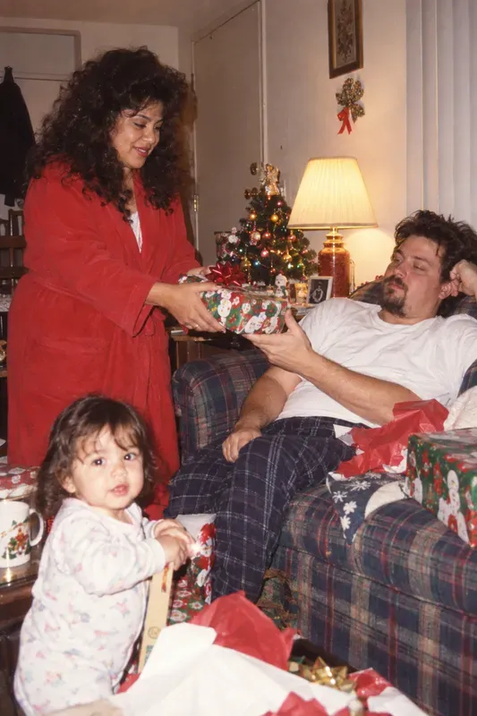 90s Christmas Morning Photos