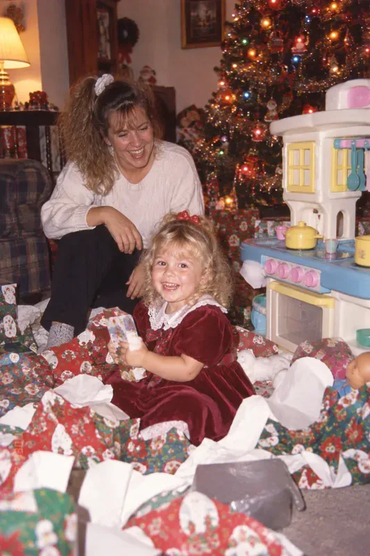 90s Christmas Morning Photos