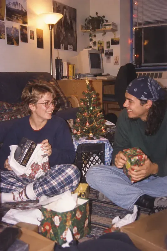 90s Christmas Morning Photos