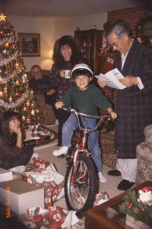 90s Christmas Morning Photos