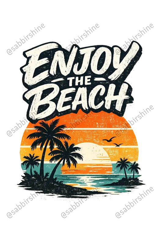 Vintage Tropical Brush Tshirt Generator