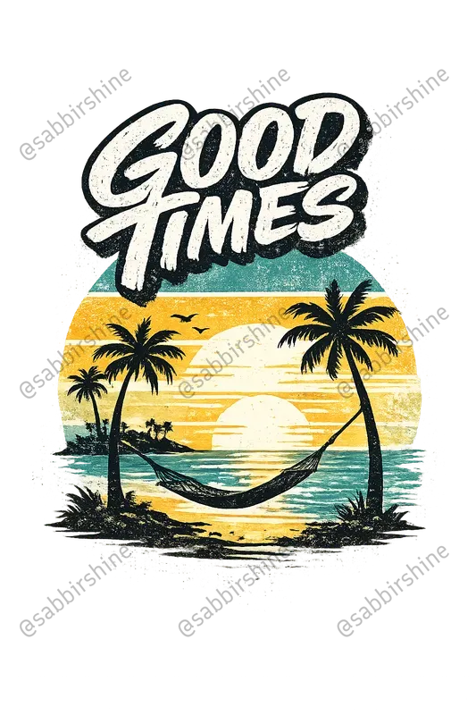 Vintage Tropical Brush Tshirt Generator