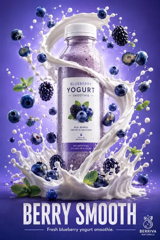 Smoothie Beverage Poster Generator