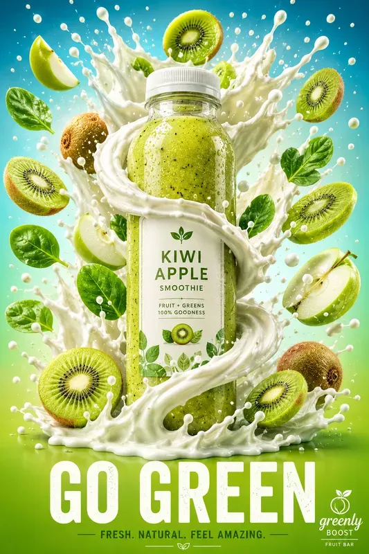 Smoothie Beverage Poster Generator