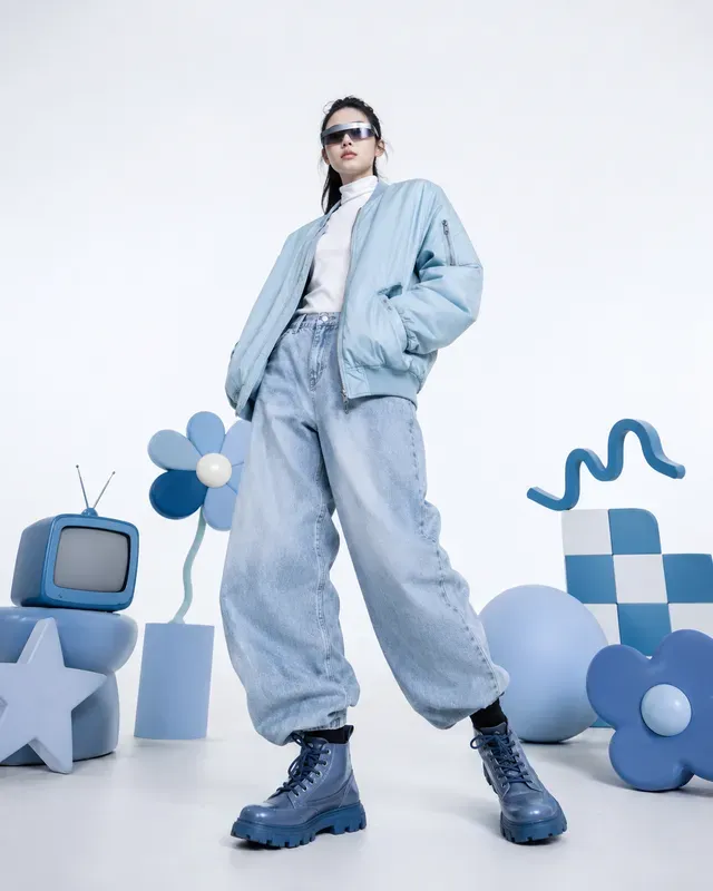Playful Studio Fashion Portraits