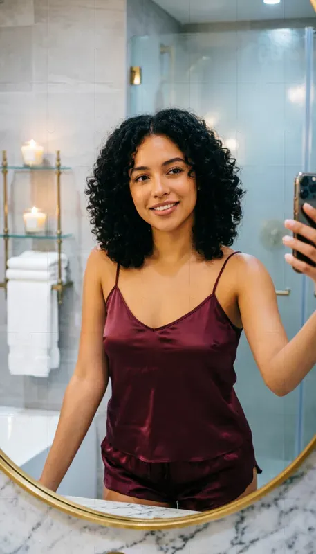 Realistic UGC Mirror Selfies