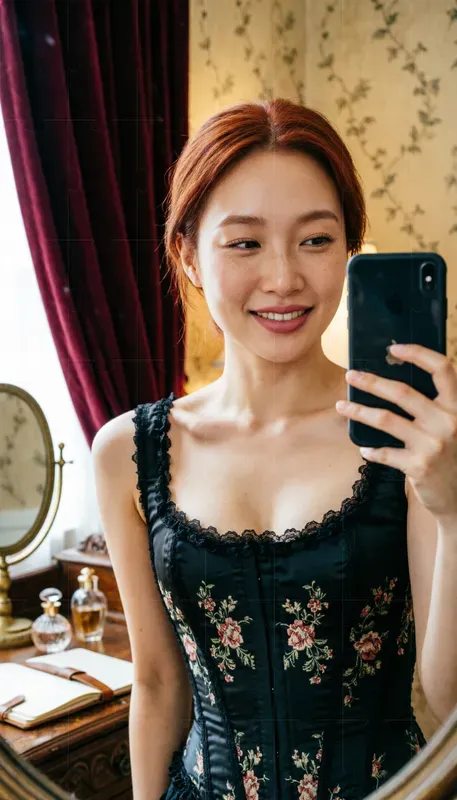 Realistic UGC Mirror Selfies