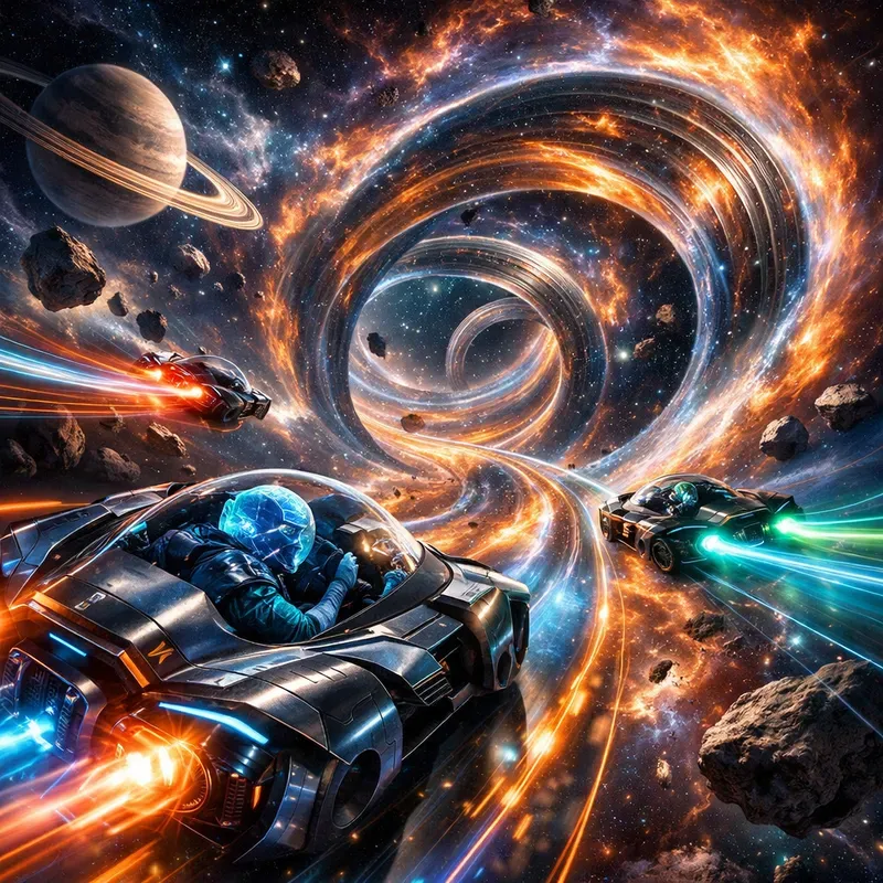 Intergalactic Alien Speed Illusion Races