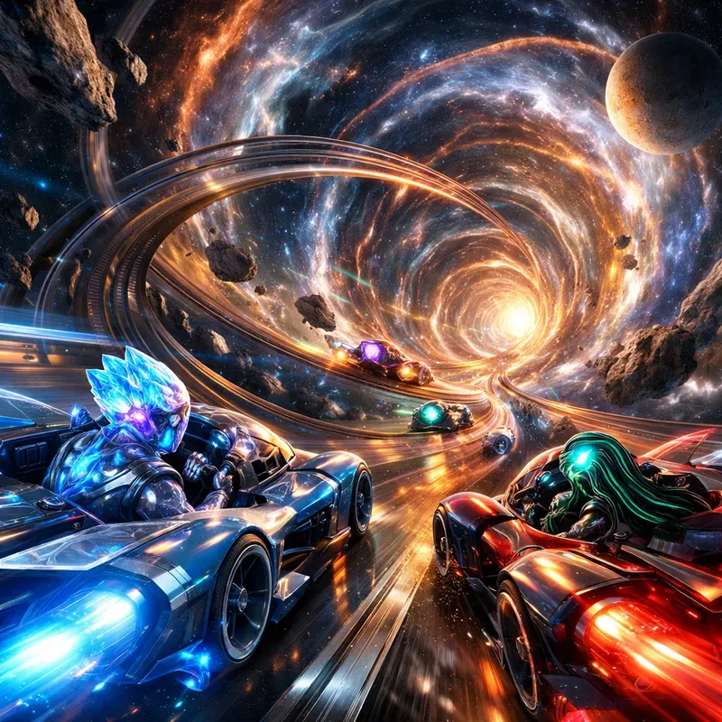 Intergalactic Alien Speed Illusion Races
