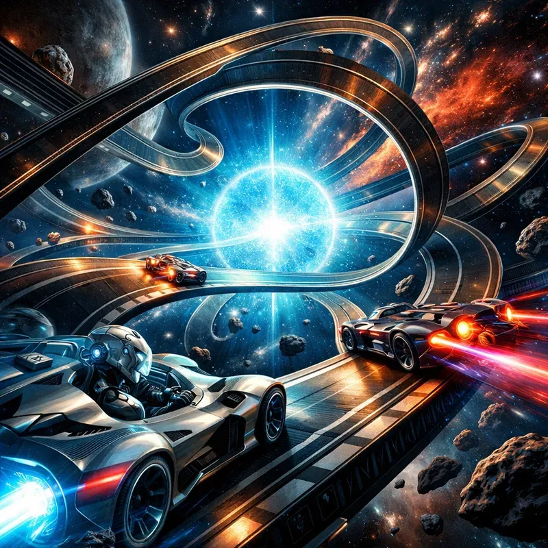 Intergalactic Alien Speed Illusion Races