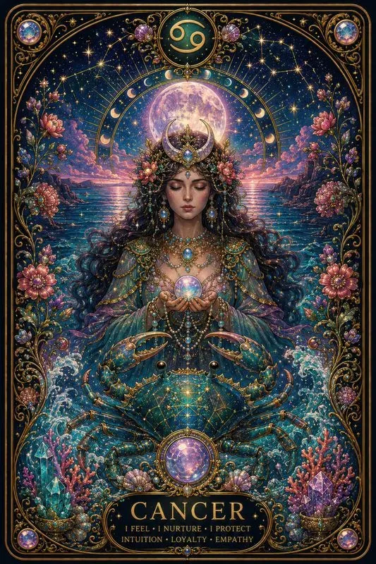 Celestial Zodiac Oracle Tarot Cards