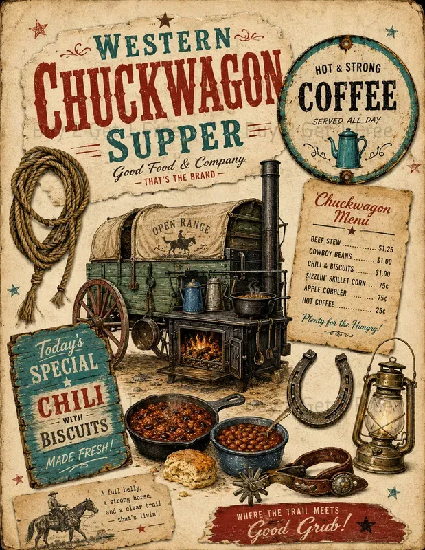 Western Food Ephemera Pages