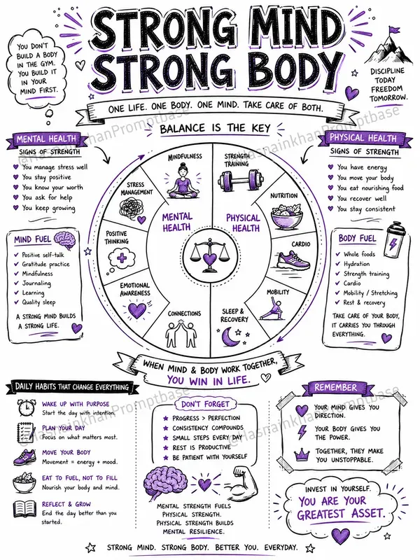 Ultimate Fitness Wellness Sketchnotes