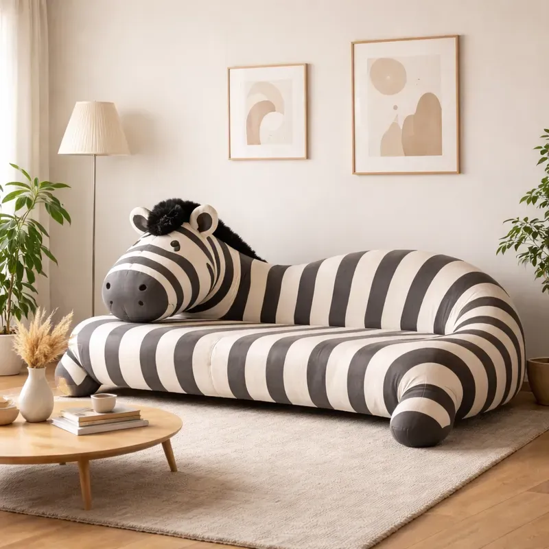 Whimsical Animal Furniture Art Style
