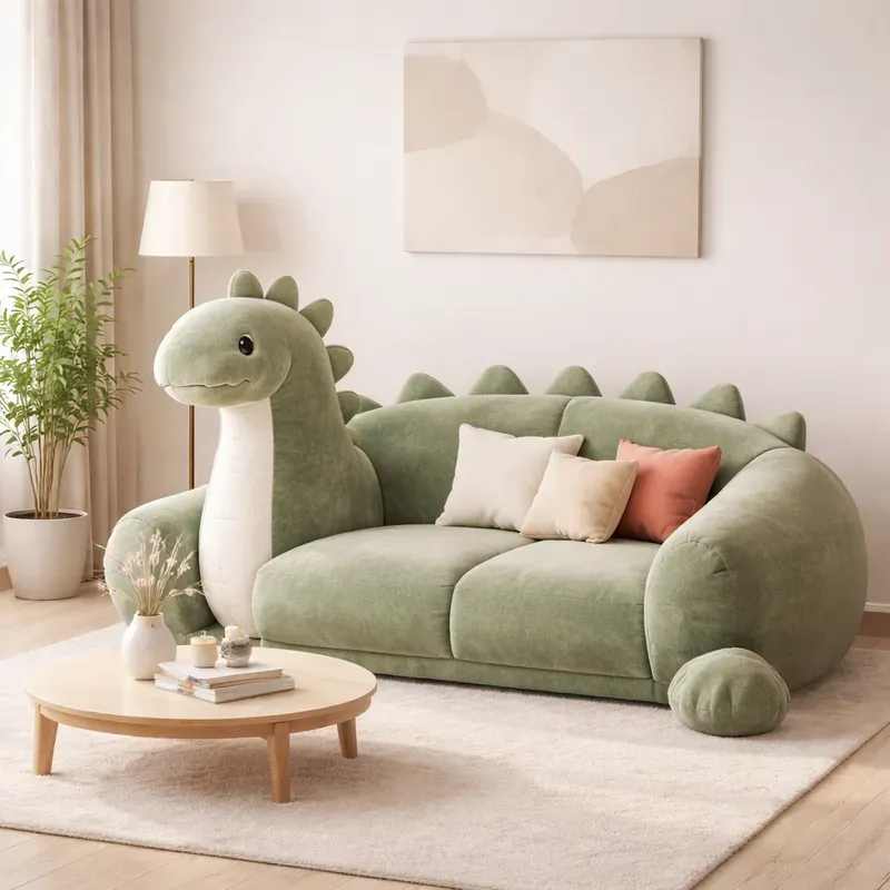 Whimsical Animal Furniture Art Style