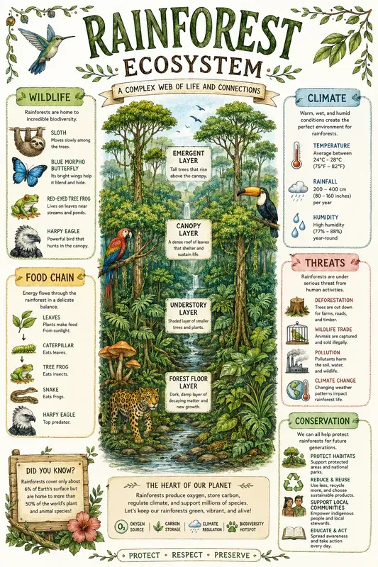 Vintage Educational Infographic Art