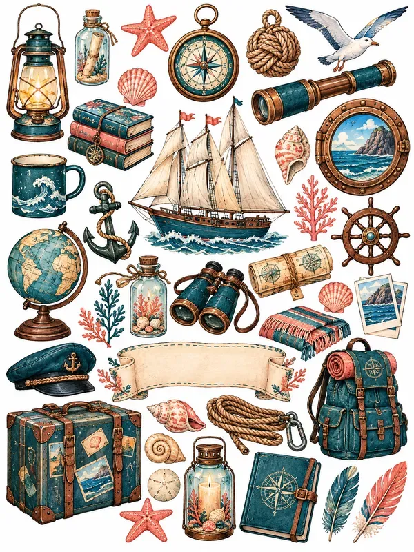 Cozy Lifestyle Adventure Sticker Sets