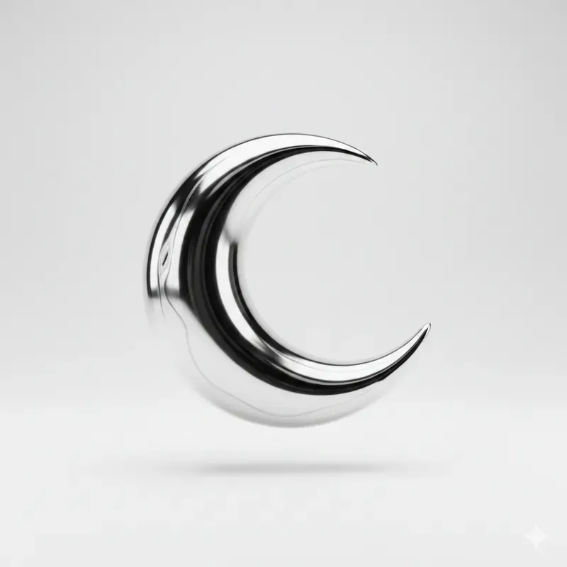 Ultrareflective Liquid Chrome Icons