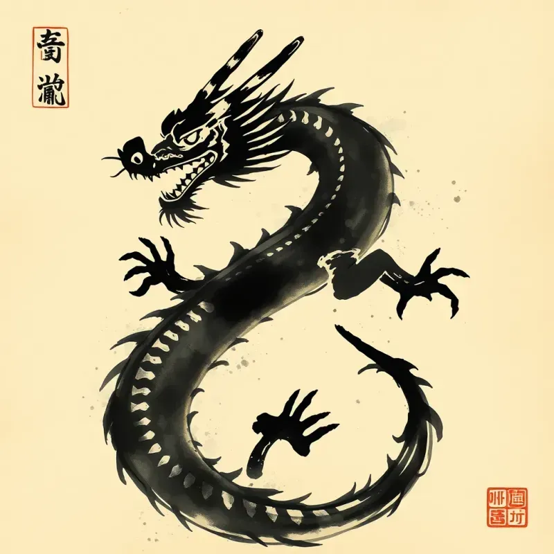 Chinese Ink Illustrations