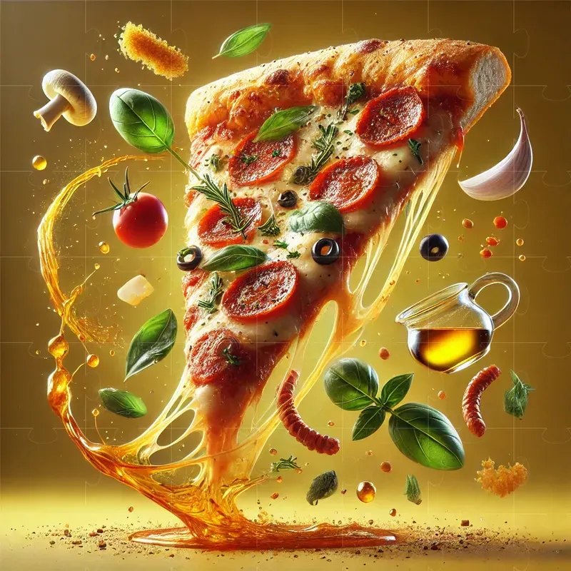 Hyperrealistic Flying Food Shots