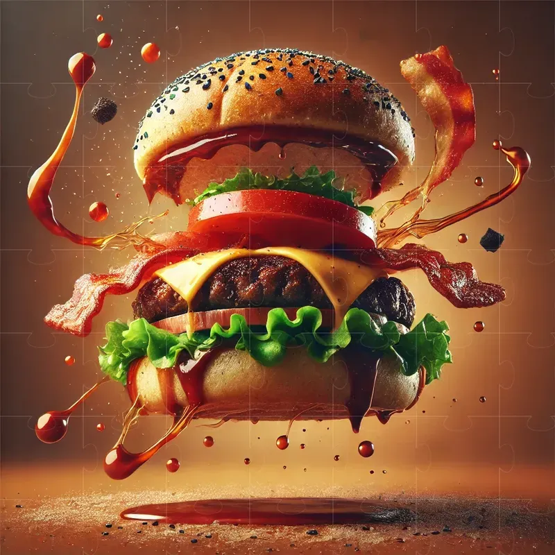 Hyperrealistic Flying Food Shots