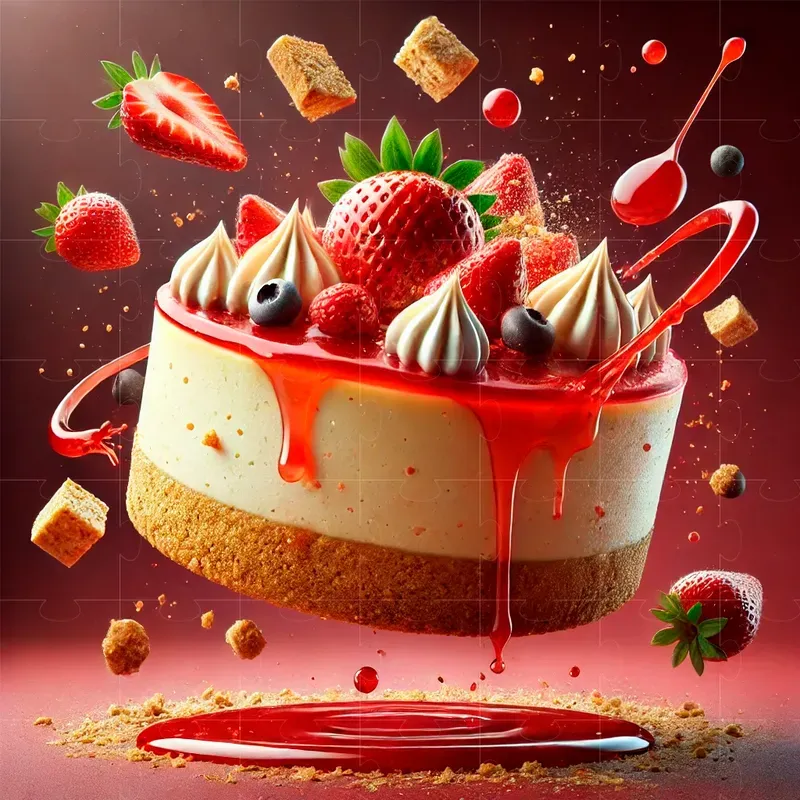 Hyperrealistic Flying Food Shots