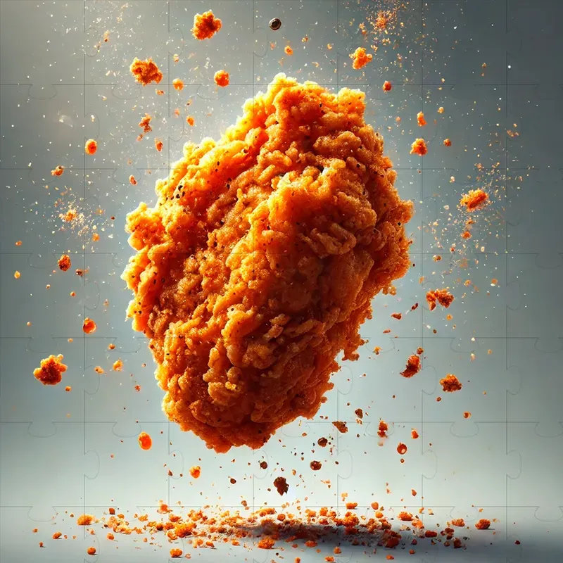 Hyperrealistic Flying Food Shots