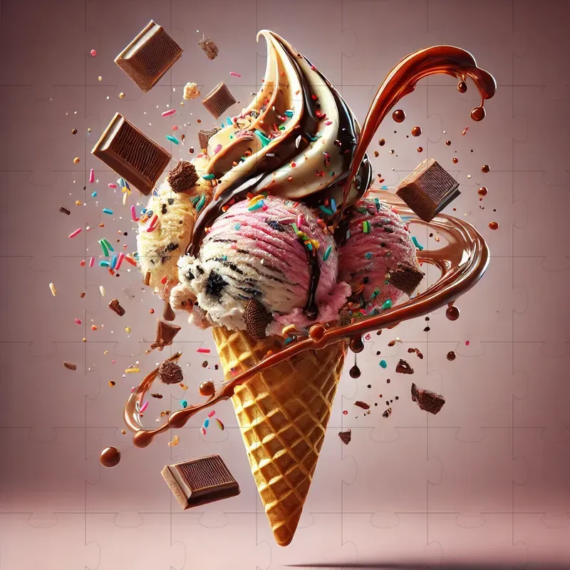 Hyperrealistic Flying Food Shots