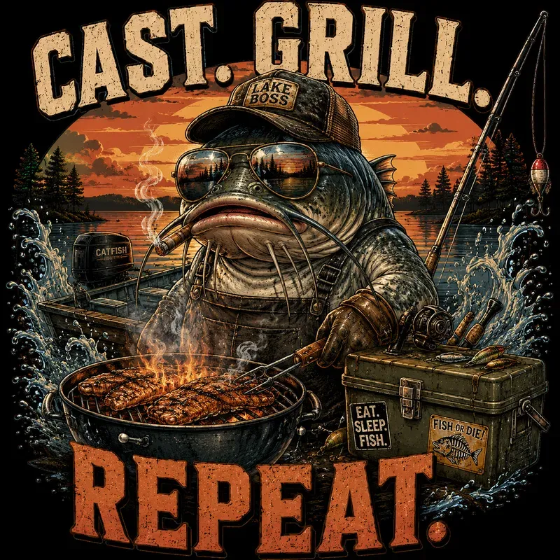 Retro Fishing Art Bundles