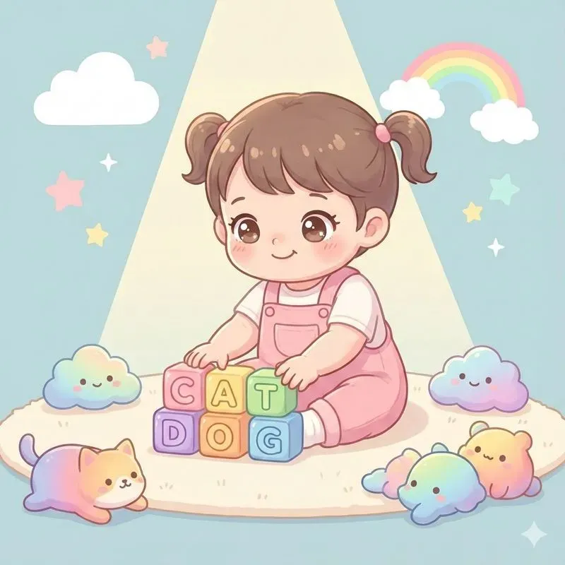 Cute Pastel Kids Educational Content