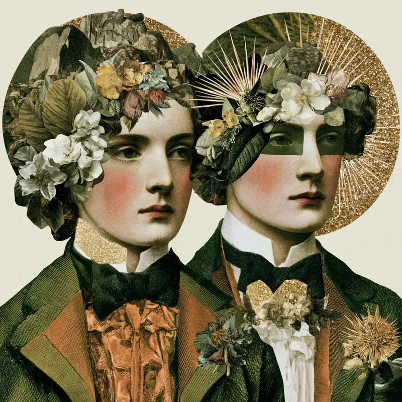 Victorian Garden Collages