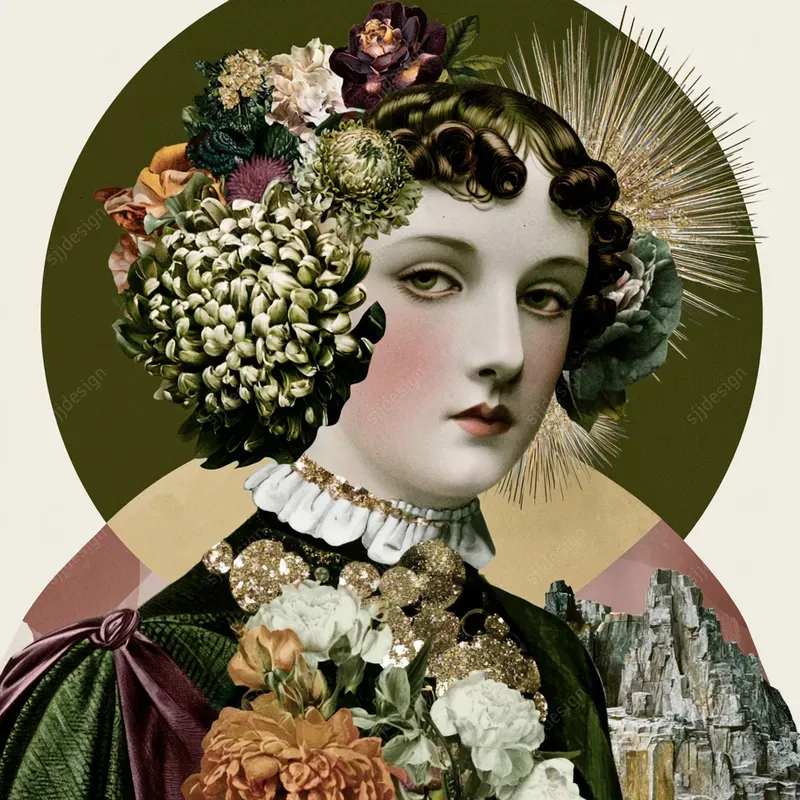 Victorian Garden Collages